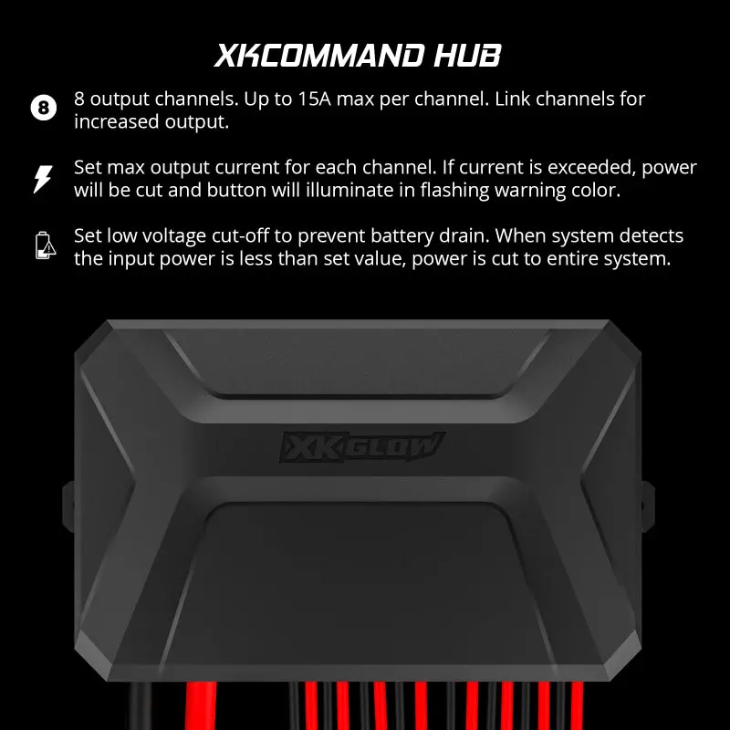 Xkglow Xkcommand Bluetooth Light Control Panel – 12V Off-Road Accessory Switching System 2